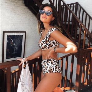 Vitamin A Leopard Swim Set